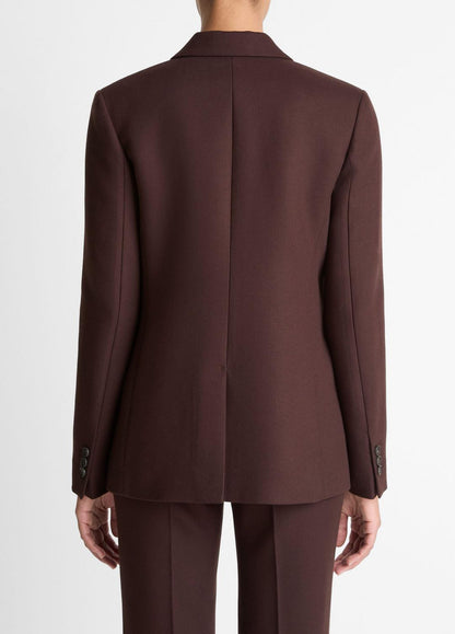 Sculptural Tailored Blazer in Blazers - BLACK GRAPE | VINCE Women