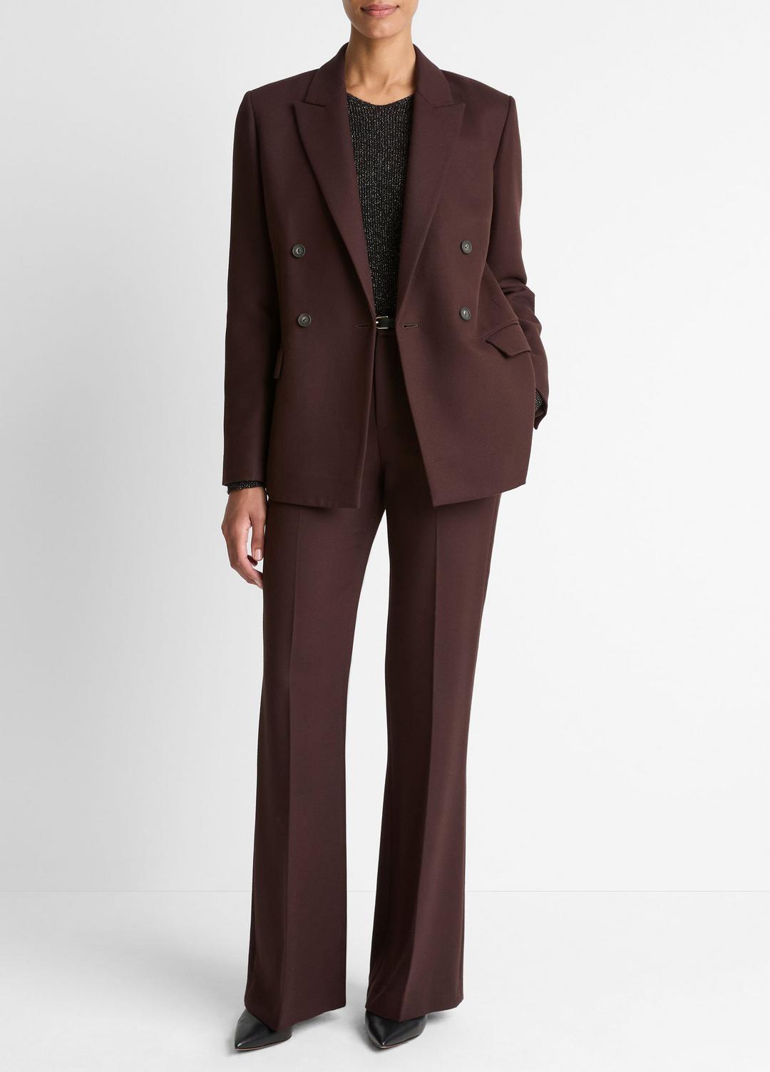 Sculptural Tailored Blazer in Blazers - BLACK GRAPE | VINCE Women