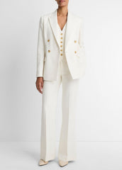 Sculptural Tailored Blazer in Blazers - OFF WHITE | VINCE Women