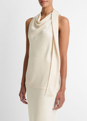 Satin Scarf Top in Tank Tops - BONA | VINCE Women