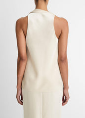 Satin Scarf Top in Tank Tops - BONA | VINCE Women