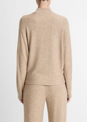 Cozy Dolman-Sleeve Mock-Neck Top in Long Sleeve - HEATHER BRUNA | VINCE Women