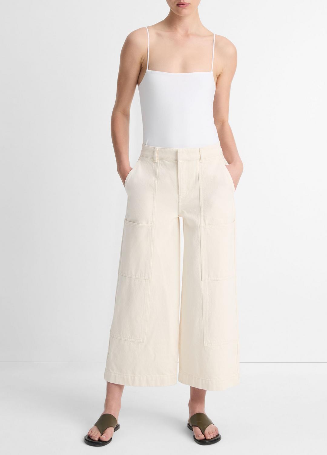 Pima Cotton Camisole in Tank Tops - OPTIC WHITE | VINCE Women