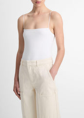 Pima Cotton Camisole in Tank Tops - OPTIC WHITE | VINCE Women