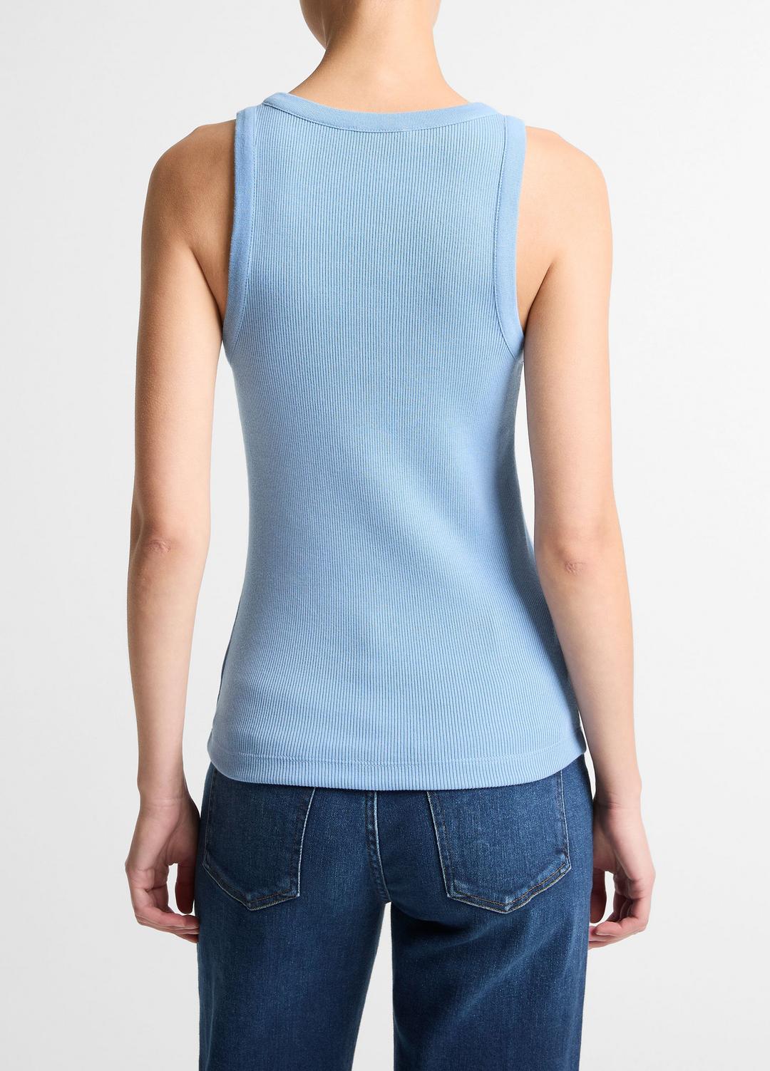 Ribbed Scoop-Neck Tank in Tank Tops - HYDRA | VINCE Women