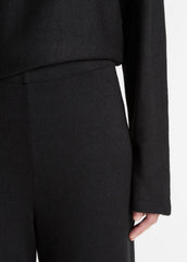Cozy Wide-Leg Pant in Wide Leg - BLACK | VINCE Women