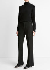 Sculptural Flare Trouser in Trousers - BLACK | VINCE Women