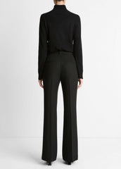Sculptural Flare Trouser in Trousers - BLACK | VINCE Women