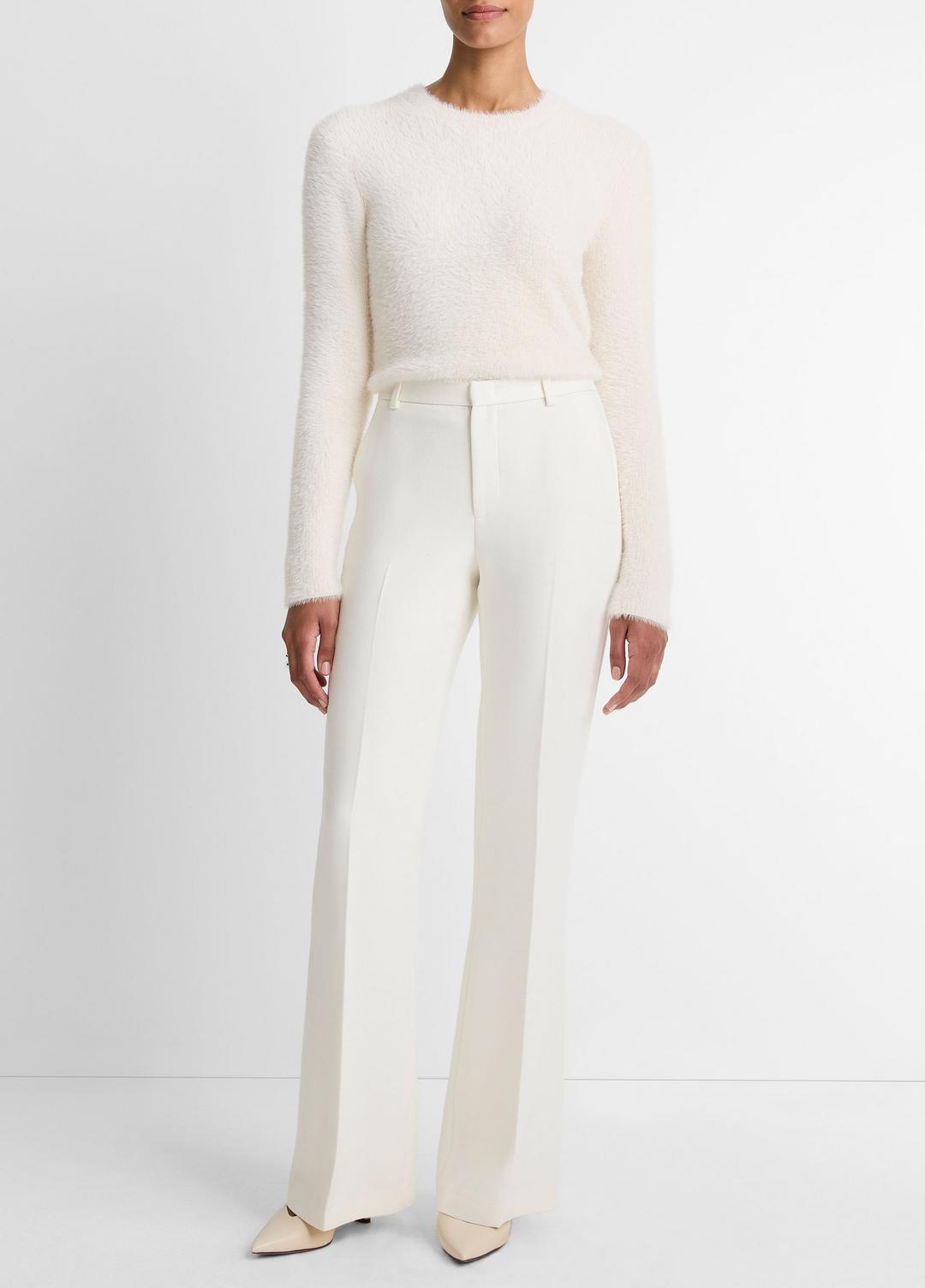 Sculptural Flare Trouser in Trousers - OFF WHITE | VINCE Women