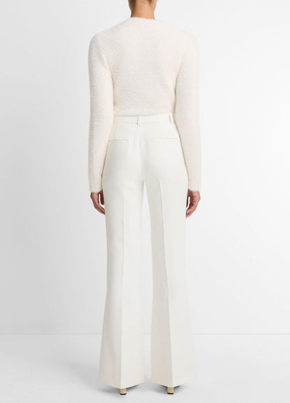 Sculptural Flare Trouser in Trousers - OFF WHITE | VINCE Women