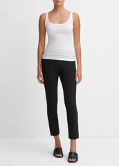Women's Stitch Front Seam Ponte Legging - BLACK | VINCE Women