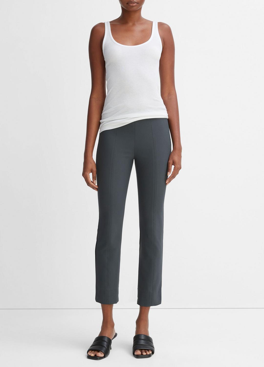 Women's Stitch Front Seam Ponte Legging - DARK GREY | VINCE Women