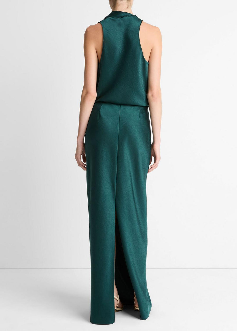 Satin Bias Column Skirt in Skirts - JUNIPER | VINCE Women