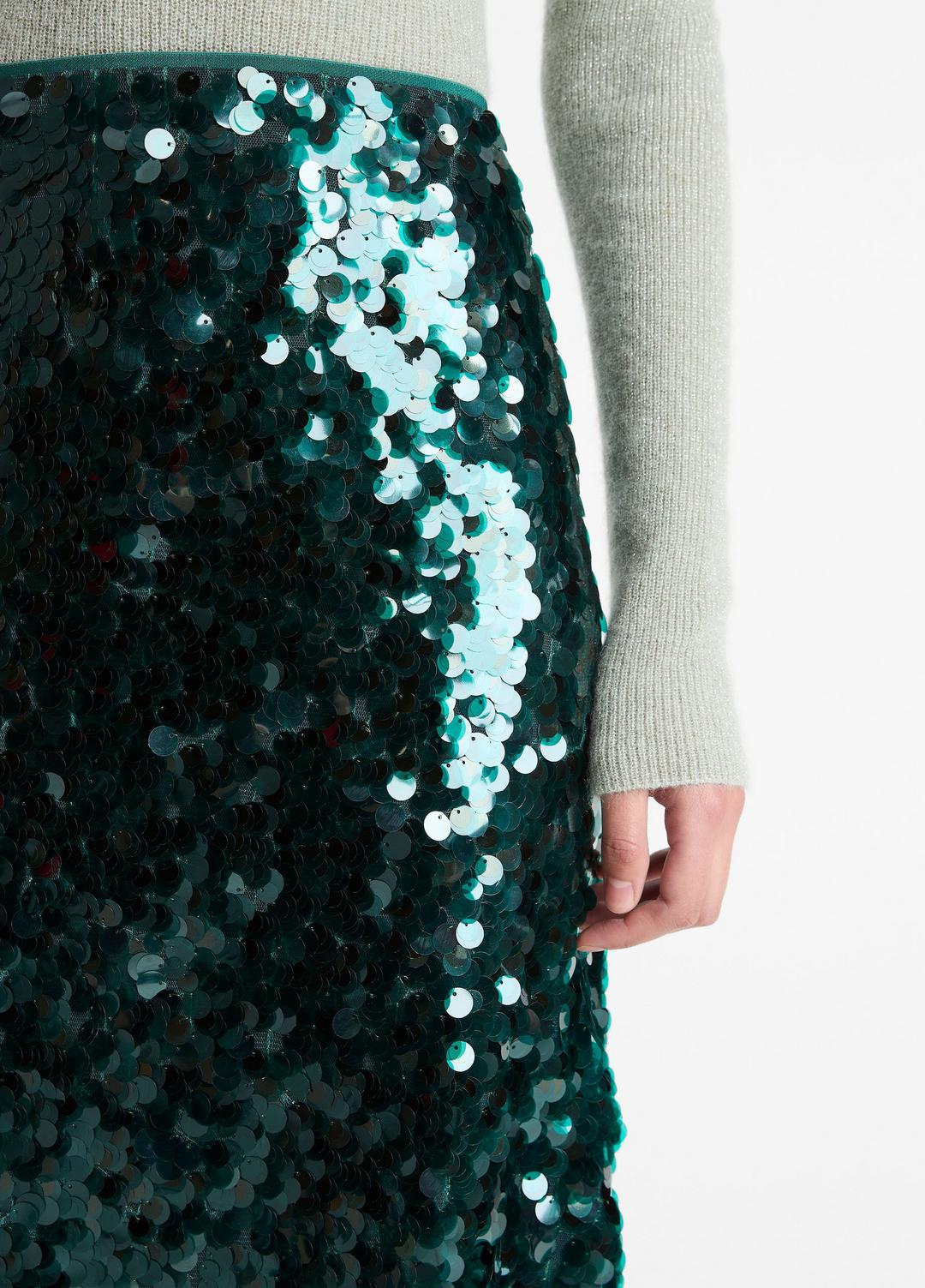 Paillette Bias Skirt in Skirts - JUNIPER | VINCE Women