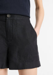 Hemp Short in Shorts - DARK NIGHT LAKE | VINCE Women