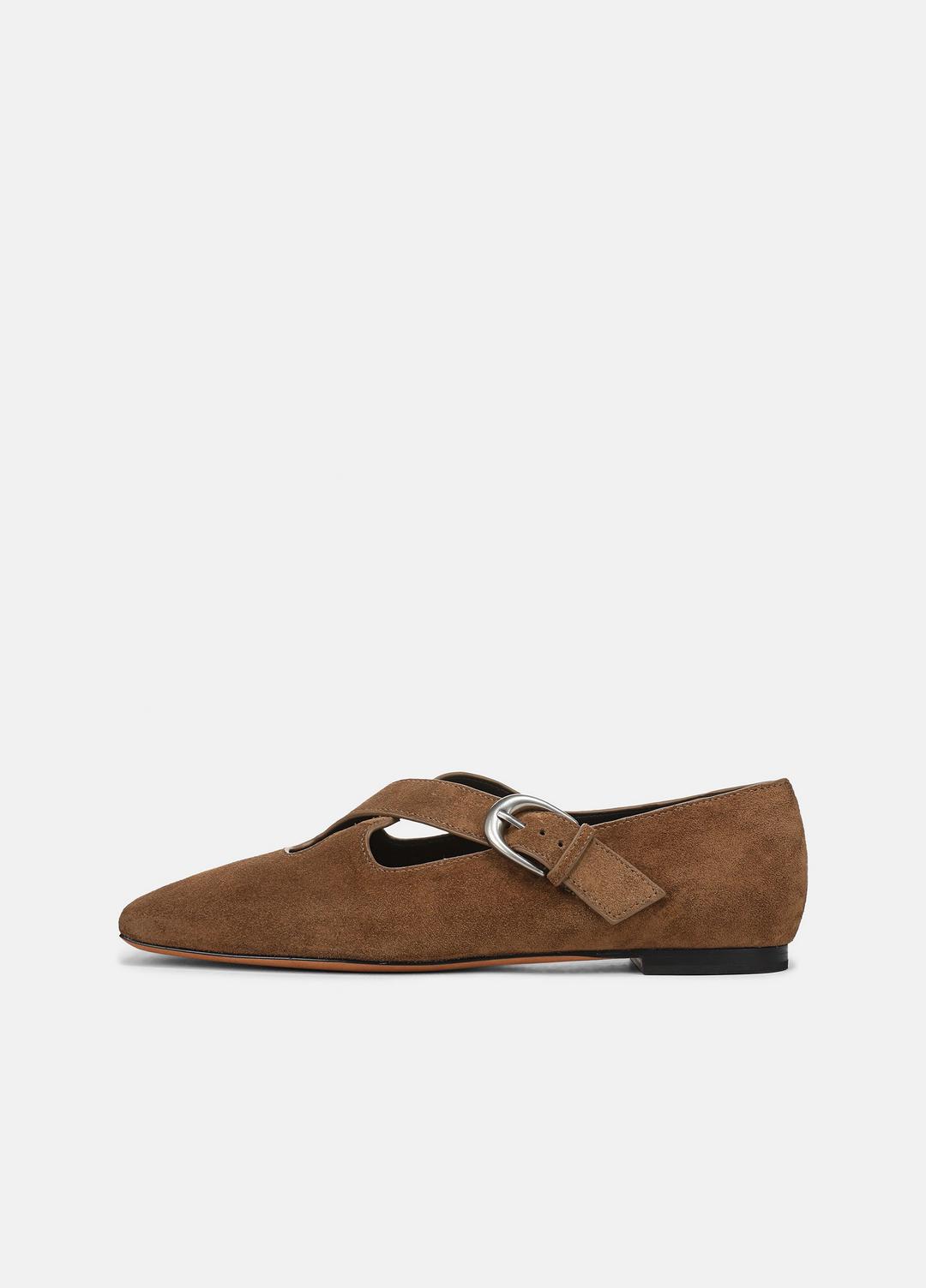 Cici Suede Flat in Loafers & Flats - ELMWOOD | VINCE Women
