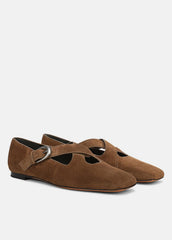 Cici Suede Flat in Loafers & Flats - ELMWOOD | VINCE Women