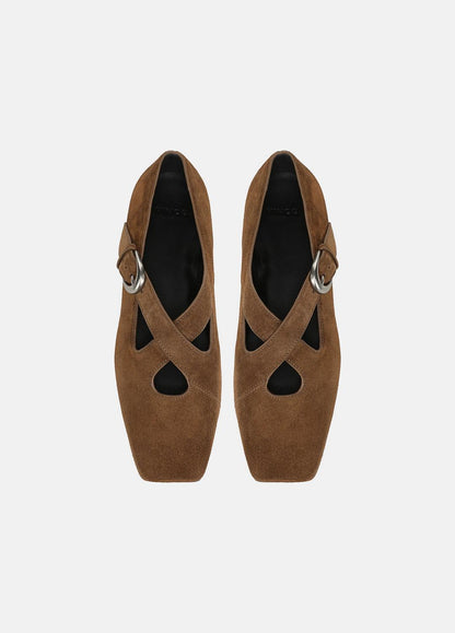 Cici Suede Flat in Loafers & Flats - ELMWOOD | VINCE Women