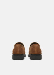 Siena Suede Lug-Sole Loafer in Loafers & Flats - ELM WOOD | VINCE Women