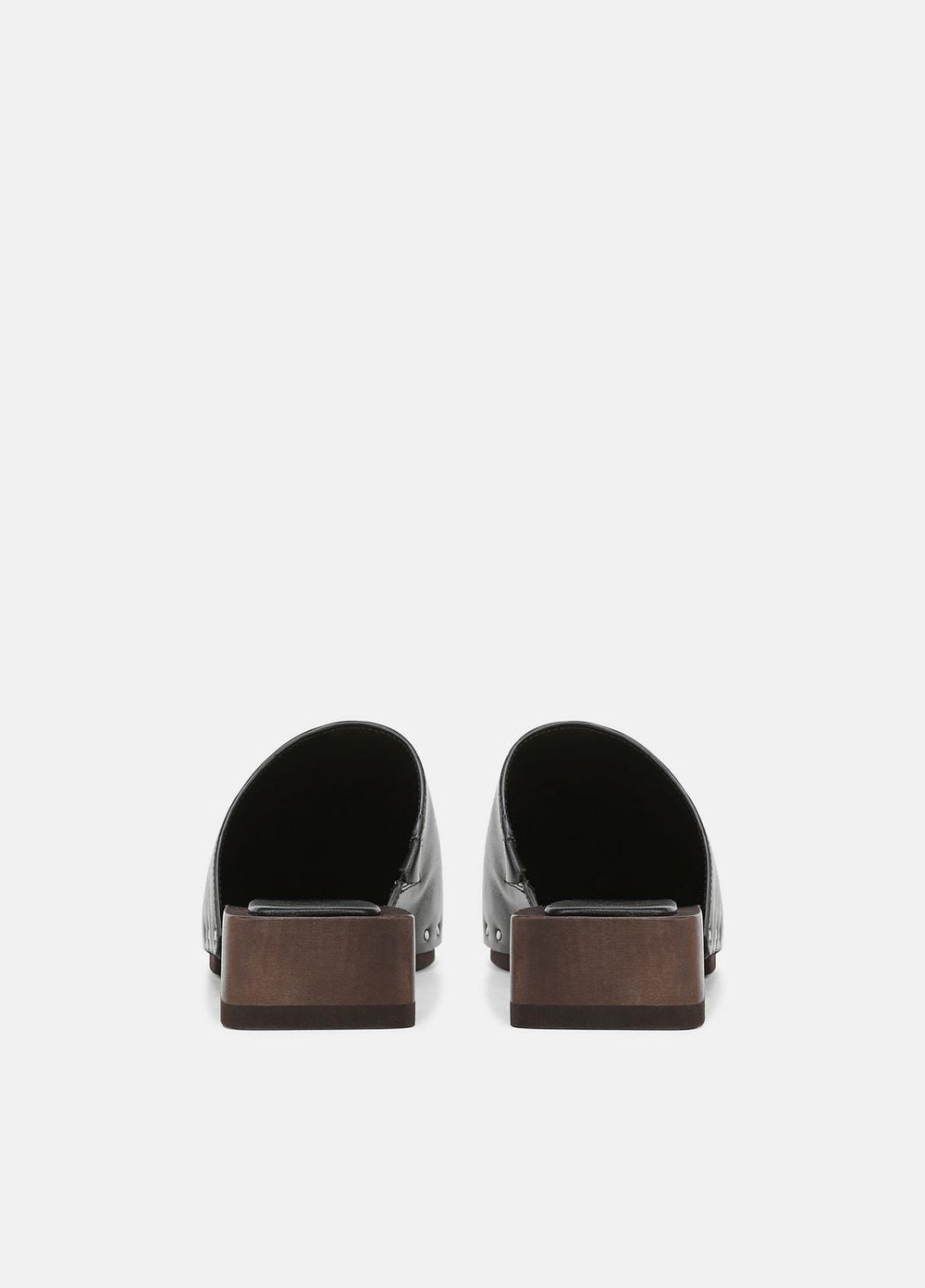 Margarita Leather Clog in Loafers & Flats - BLACK | VINCE Women