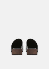Margarita Leather Clog in Loafers & Flats - BLACK | VINCE Women