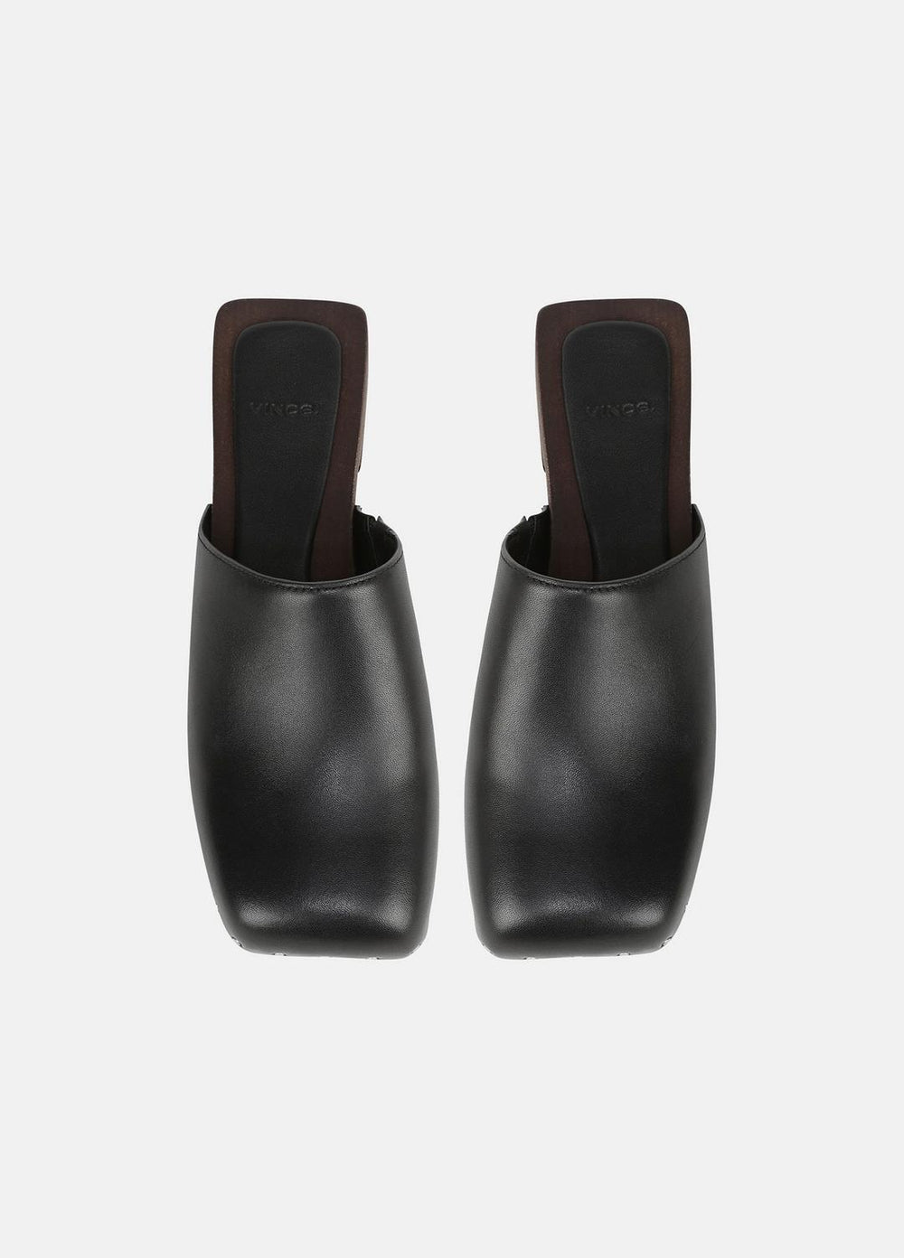 Margarita Leather Clog in Loafers & Flats - BLACK | VINCE Women
