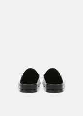 Tevin Leather Mule in Loafers & Flats - BLACK | VINCE Women