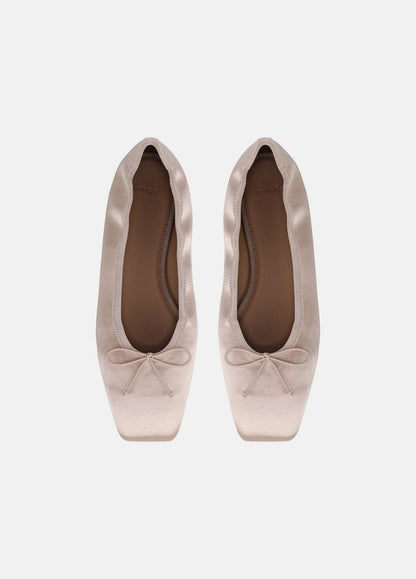 Darla Satin Ballet Flat in Loafers & Flats - CASA ROSA | VINCE Women