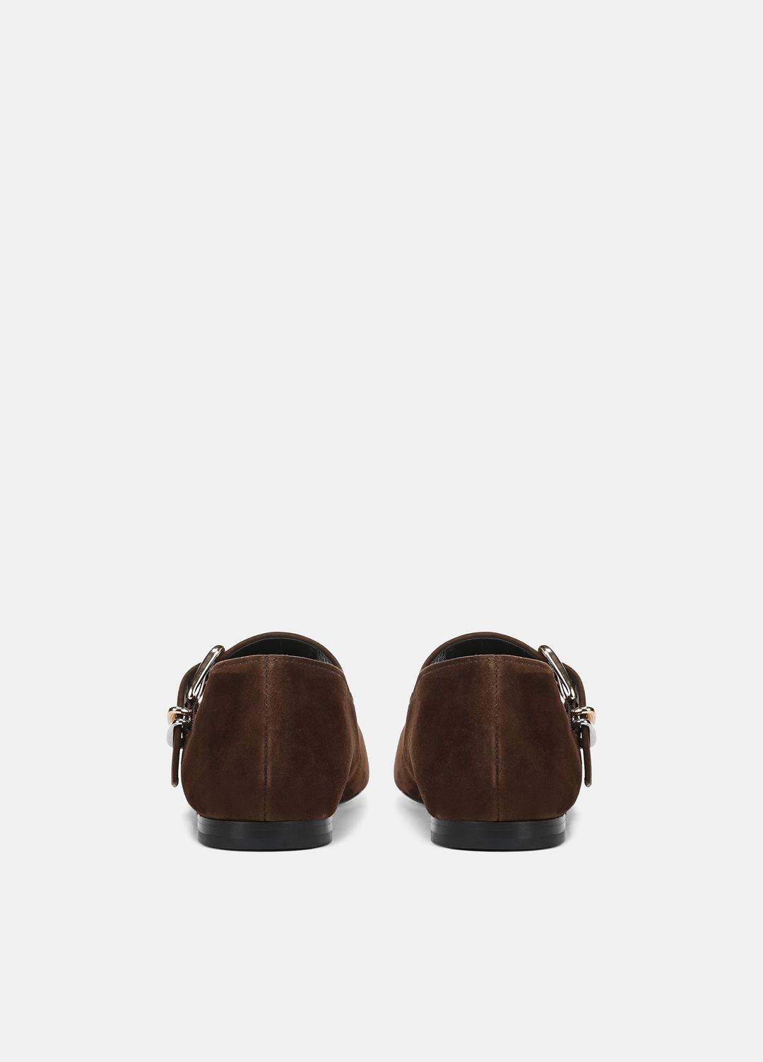 Daniela Suede Mary Jane Flat in Loafers & Flats - CLOVE | VINCE Women
