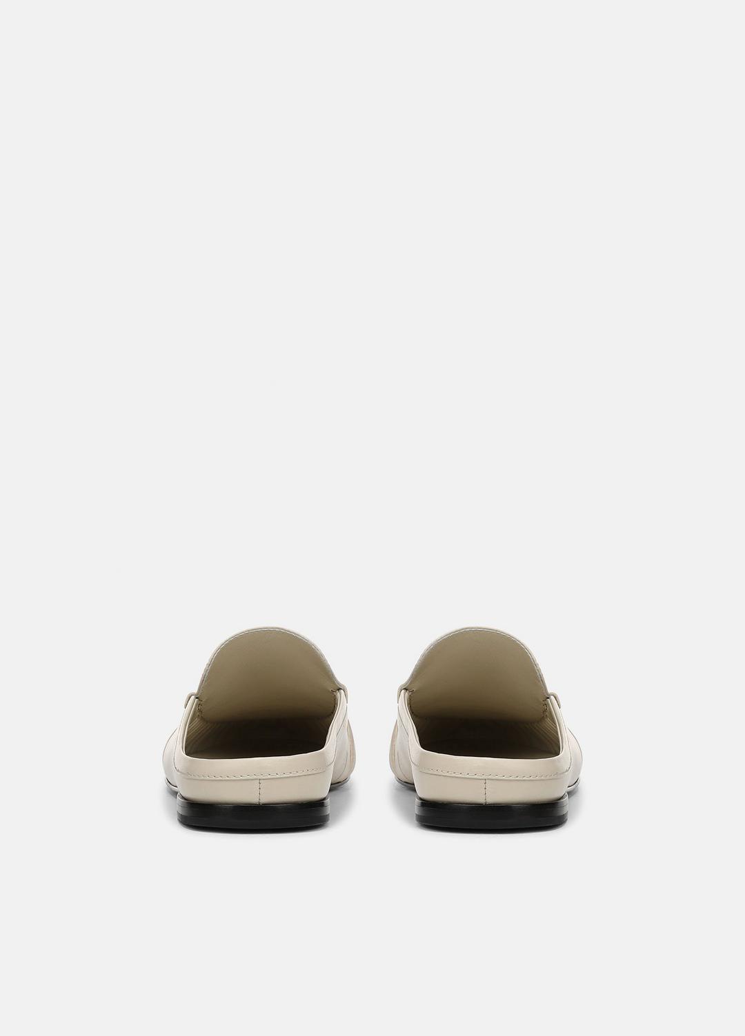 Tevin Leather Mule in Loafers & Flats - MOONLIGHT | VINCE Women