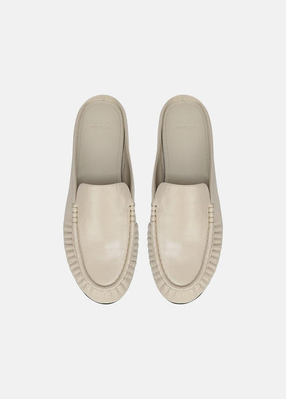 Tevin Leather Mule in Loafers & Flats - MOONLIGHT | VINCE Women