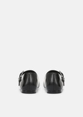 Daniela Leather Mary Jane Flat in Loafers & Flats - BLACK | VINCE Women