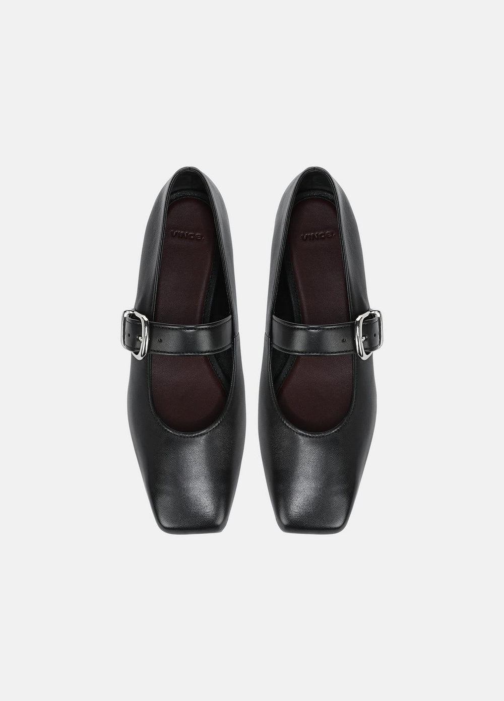 Daniela Leather Mary Jane Flat in Loafers & Flats - BLACK | VINCE Women