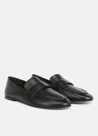 Tommi Leather Loafer in Loafers & Flats - BLACK | VINCE Women