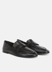 Tommi Leather Loafer in Loafers & Flats - BLACK | VINCE Women