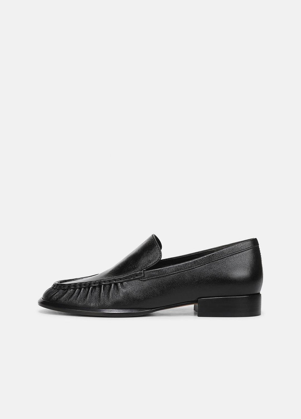 Nora Leather Loafer in Loafers & Flats - BLACK | VINCE Women