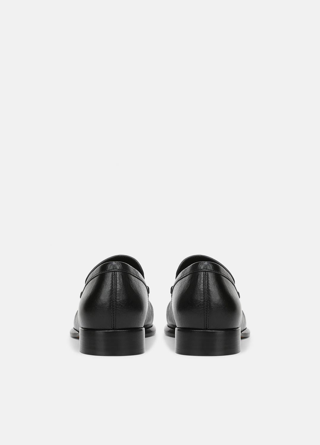 Nora Leather Loafer in Loafers & Flats - BLACK | VINCE Women