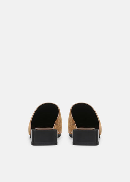 Margarita Suede Clog in Loafers & Flats - ELMWOOD | VINCE Women