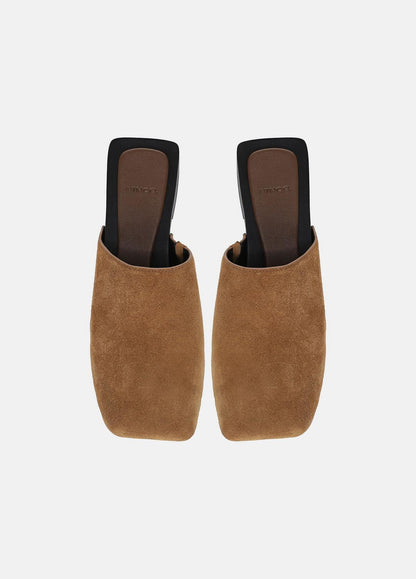 Margarita Suede Clog in Loafers & Flats - ELMWOOD | VINCE Women
