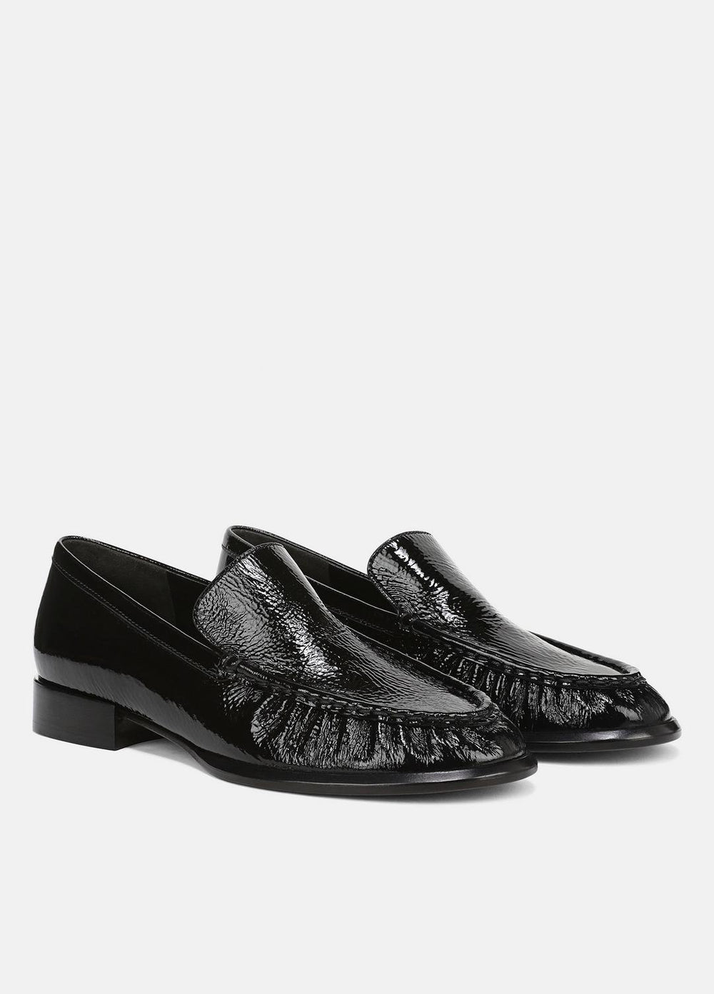 Nora Leather Loafer in Loafers & Flats - BLACK | VINCE Women