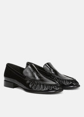 Nora Leather Loafer in Loafers & Flats - BLACK | VINCE Women