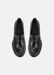 Nora Leather Loafer in Loafers & Flats - BLACK | VINCE Women