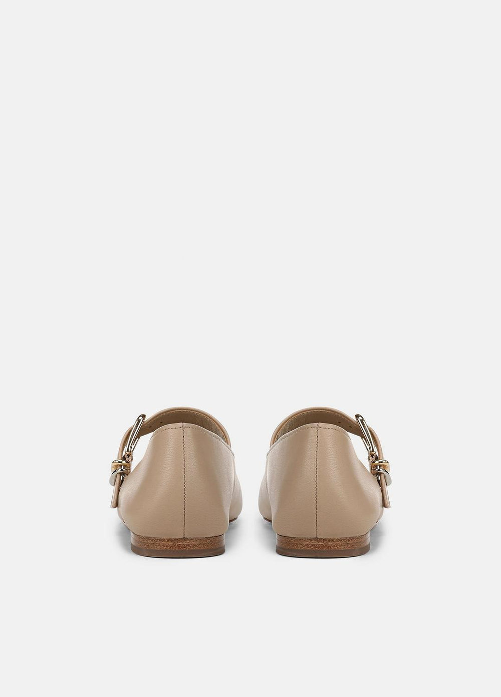 Daniela Leather Mary Jane Flat in Loafers & Flats - WARM ALMOND | VINCE Women
