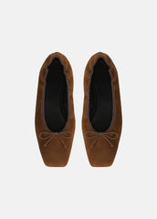 Darla Suede Ballet Flat in Loafers & Flats - ELMWOOD | VINCE Women