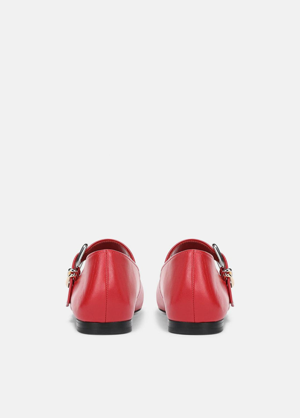 Daniela Leather Mary Jane Flat in Loafers & Flats - CRIMSON | VINCE Women