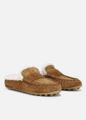 Berkley Shearling Driving Mule in Loafers & Flats - ELM WOOD | VINCE Women