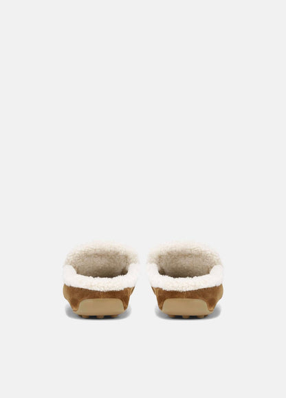 Berkley Shearling Driving Mule in Loafers & Flats - ELM WOOD | VINCE Women