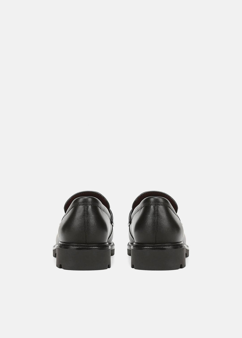 Siena Leather Lug-Sole Loafer in Loafers & Flats - BLACK | VINCE Women