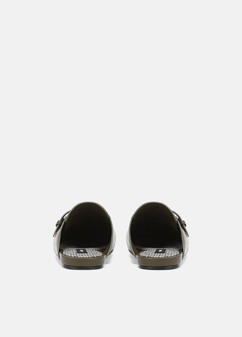 Minetta Leather Loafer Mule in Loafers & Flats - MILITARE | VINCE Women