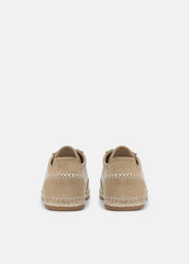 Oasis Suede & Leather Espadrille Sneaker in Sneakers - SAND TRAIL | VINCE Women